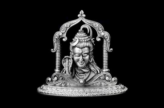 Shiva Face (925 Sterling Silver)