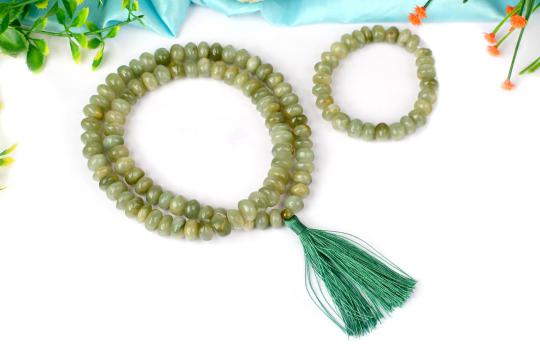 Cats Eye mala and bracelet - I