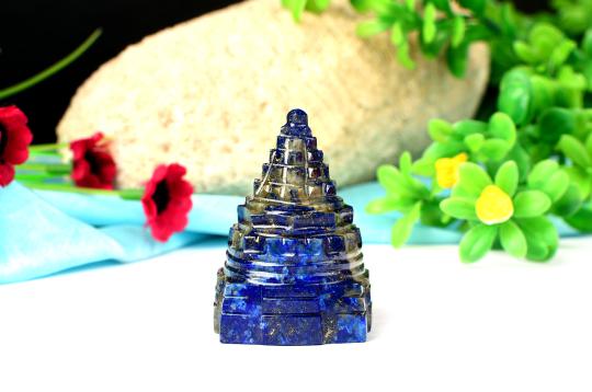 Lapis Lazuli Shree Yantra - 86 gms -I
