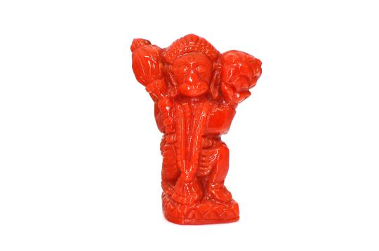 Coral Hanuman - 43.67 Carats