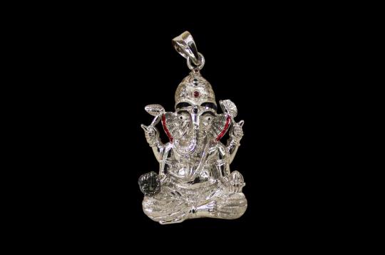 Shree Siddhivinayak Ganesh   Locket in Pure Silver
