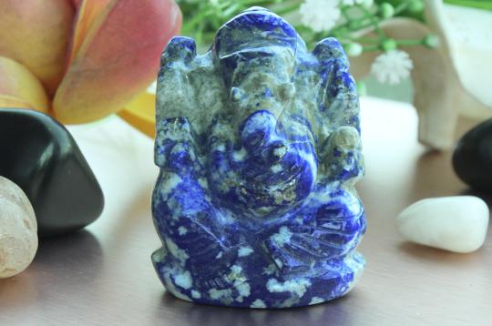 Lapis Lazuli Ganesha - 102 gms