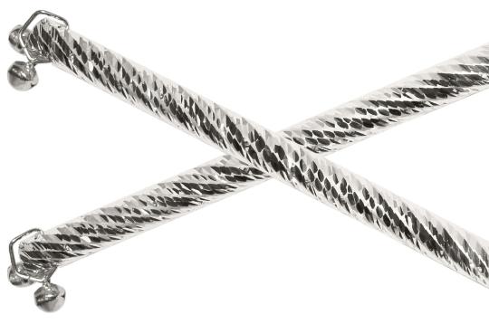 Silver Dandiya Sticks