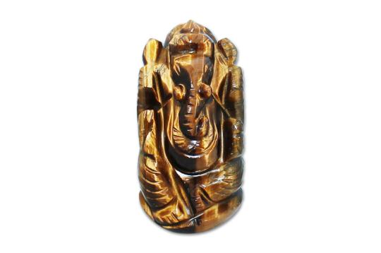 Tiger Eye Ganesha - 69   gms