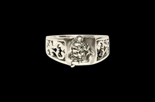 Bal Krishna Silver Ring