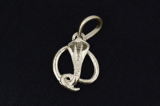 Serpent Pendant in Pure Silver - Design I