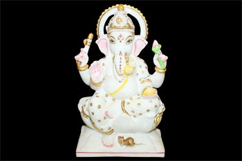 Ganesh in bonded marble