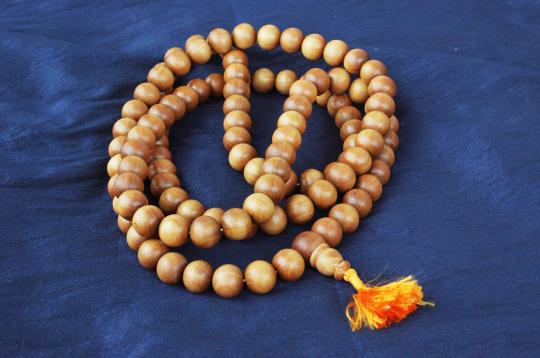Sandalwood mala - Large beads