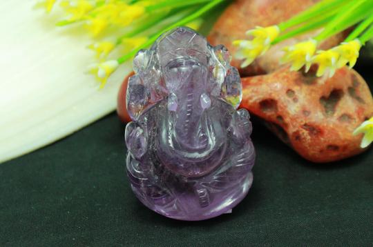 Ganesha in Amethyst - 37 gms