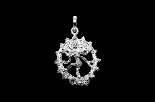 Natraja Locket in Pure Silver