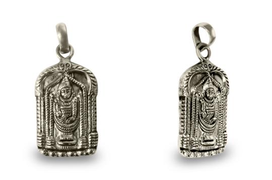 Tirupati Balaji Locket - in Pure Silver IV