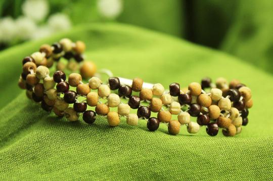 Tulsi and Sandalwood Multi Beads Bracelet