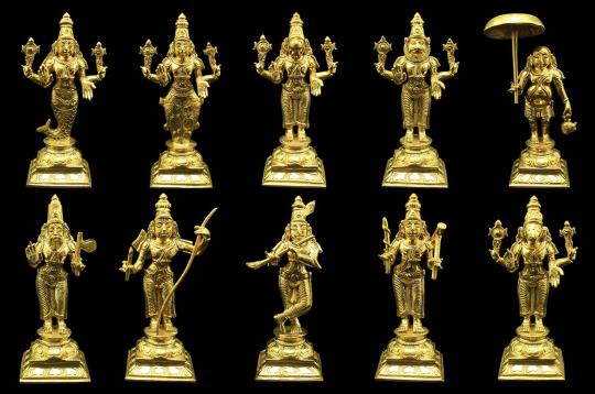 Dashavatar Idols in bronze