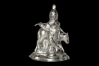 Murlidhar Shree Krishna in silver