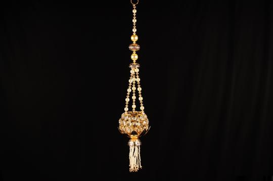 Decorative Electronic Crystal Hanging Diya