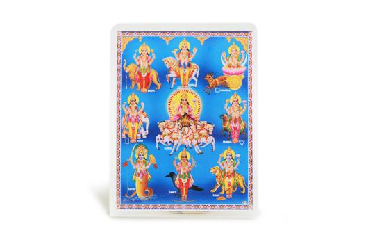 Lord Navagraha Glittering Photo