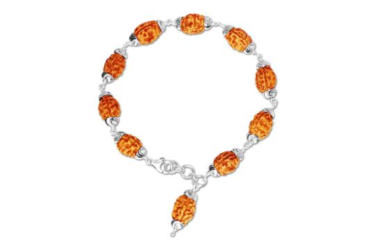 Mahajwala Bracelet - Java with designer Silver caps