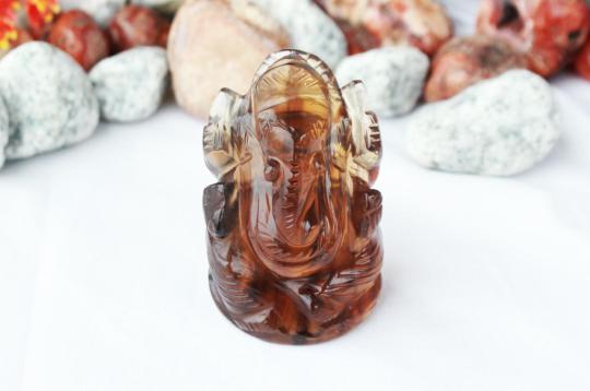 Ganesha in Fluorite - 89 gms