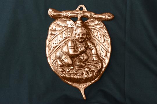 Krishna on Leaf