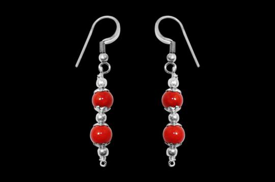 Coral Earrings