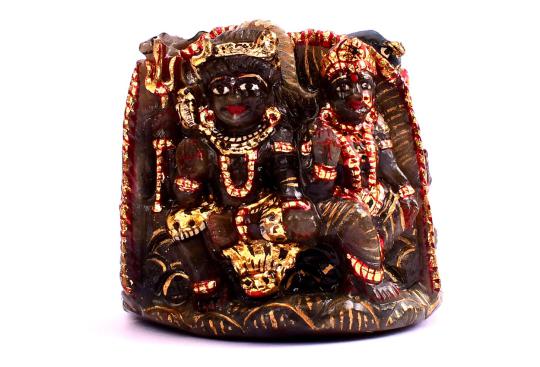 Shiva Parivar In Blue Sapphire