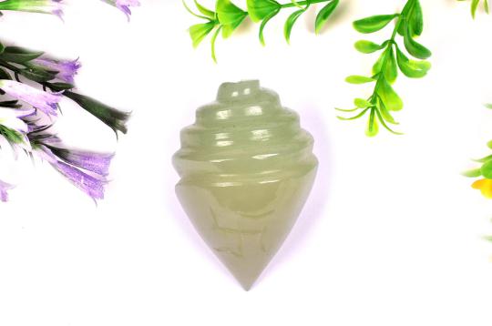 Green Jade Shankh - 78 gms