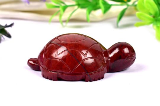 Red Jasper Kurma - 55 gms