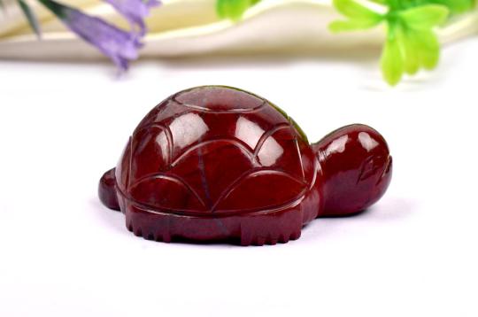 Red Jasper Kurma - 53 gms