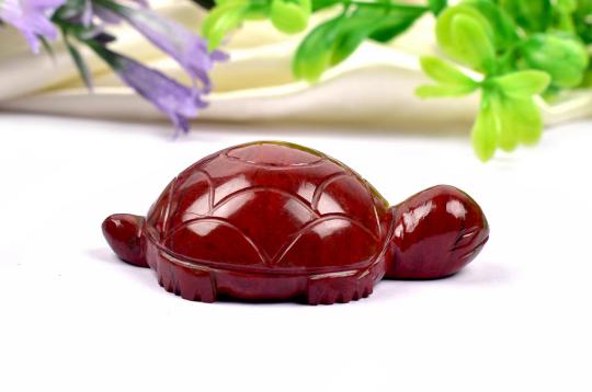 Red Jasper Kurma - 54 gms