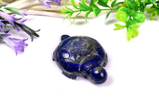 Kurma in Lapis Lazuli - 42 gms
