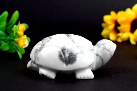 Howlite Gemstone Kurma for harmony