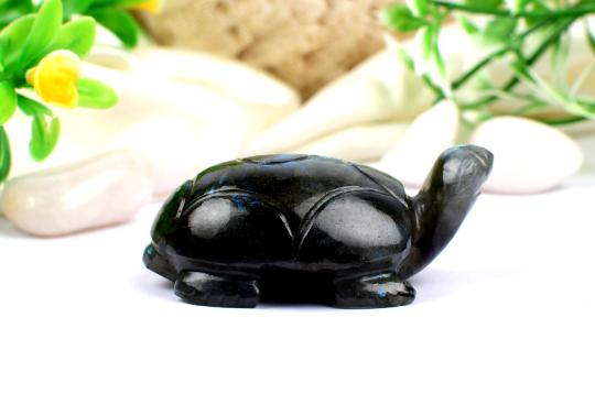 Amethyst Turtle (Kurma) - 58 gms