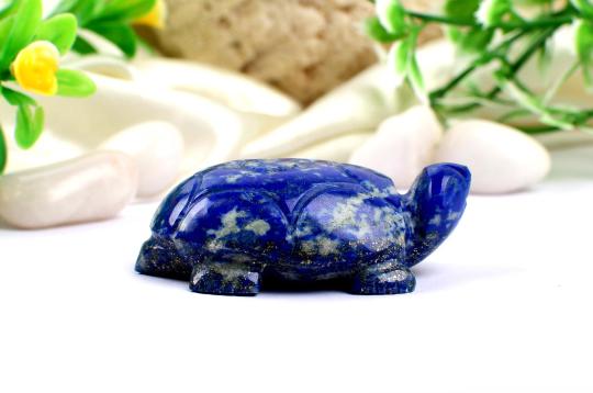 Kurma in Lapis Lazuli - 57 gms