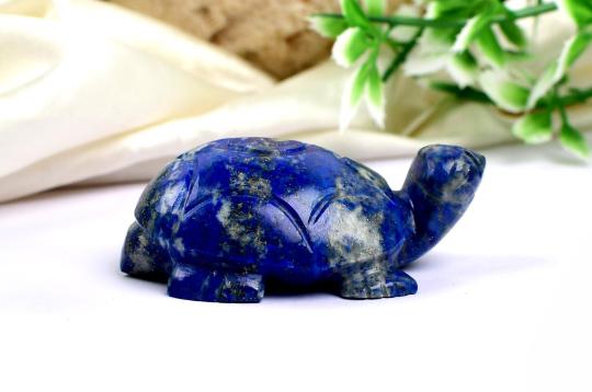 Lapis Lazuli Turtle (Kurma) - 54 gms