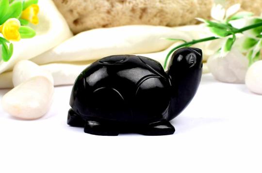 Black Agate Kurma - 70 gms