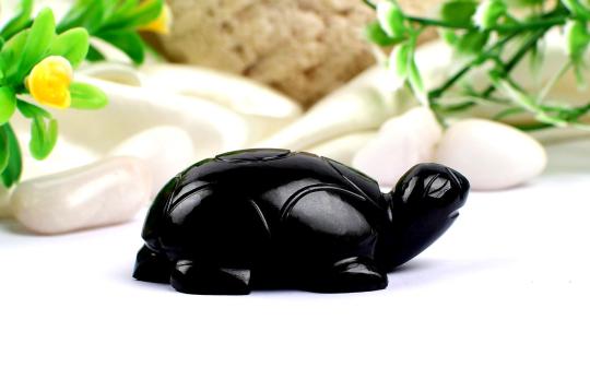 Black Agate Kurma - 60 gms - I