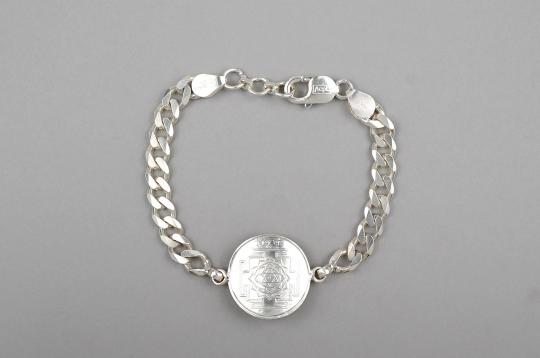 Vishnu Yantra Bracelet in 925 Sterling Silver