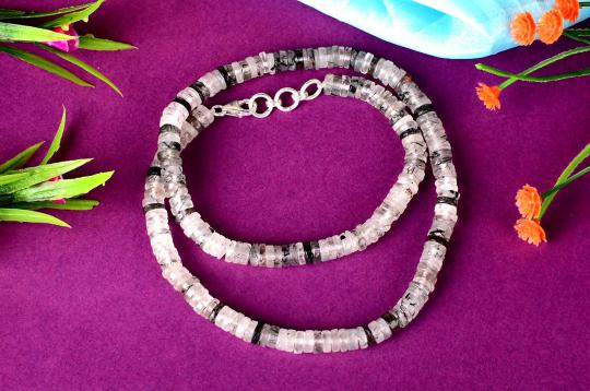 Black Rutile Necklace