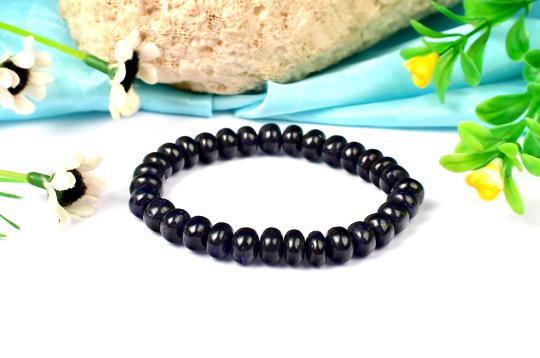 Blue Sapphire Bracelet - Button Shaped