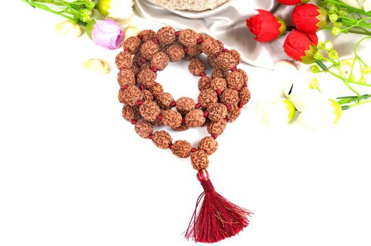 Large 4 mukhi Brahma mala in thread