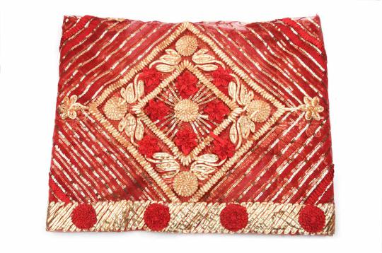 Red Netted Mata ki Chunri