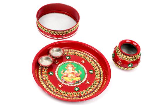 Karva Chauth Puja Thali - I