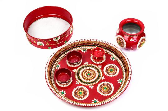 Karva Chauth Puja Thali - II