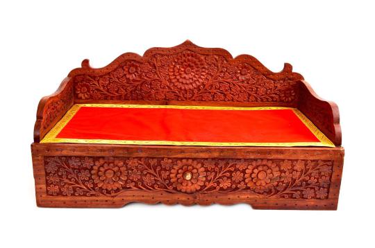 Wooden Sinhasan