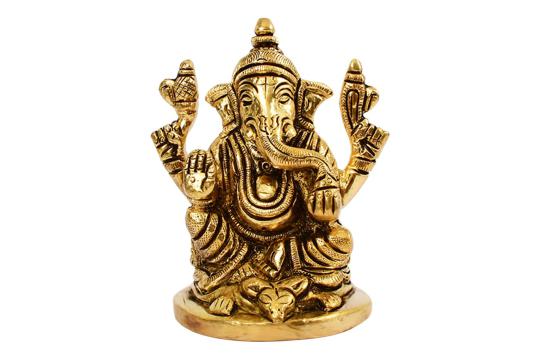 Brass Ganpati Idol