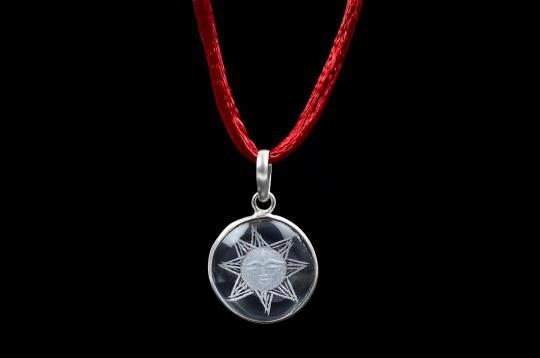 Surya Locket in Crystal - I