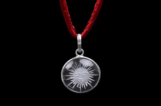Surya Locket in Crystal - II