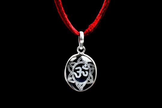 OM Locket in Crystal - III