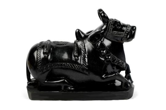 Nandi the Bull in Black Marble - II
