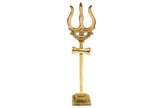 Trishul in Brass